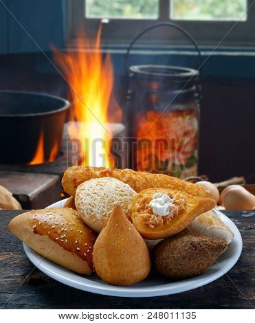 Mixed brazilian snack 