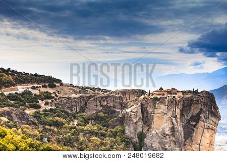 Monastery Of The Holy Trinity I In Meteora, Greece