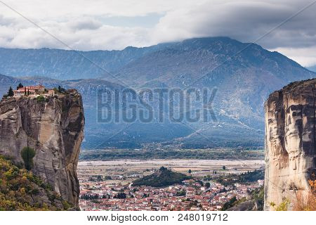 Monastery Of The Holy Trinity I In Meteora, Greece