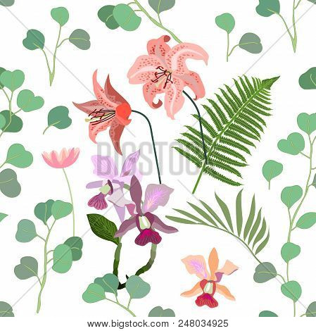 Trendy Design For Textile, Cards And Other Decorations.