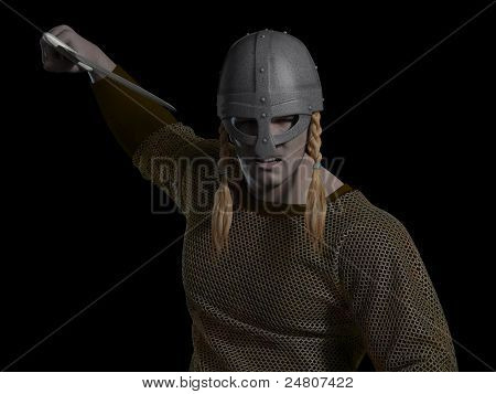 Viking Warrior Close-Up
