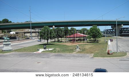 A Little Park With A Nice Place To Relax, Located In Keokuk, Iowa.