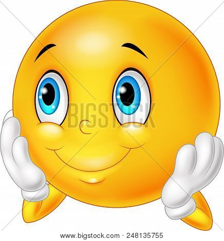 Expression Are Thinking Face. On Isolated Background