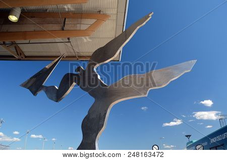 Oslo Gardermoen International Airport. The airport has biggest passenger flow in Norway.July 3,2018. Oslo,Norway