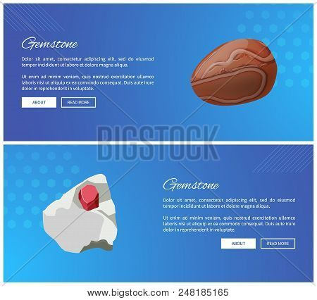 Gemstones Carnelian And Ruby Pink To Blood-red Colored Gemstone, Variety Of Minerals Corundum Alumin