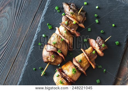 King Oyster Mushroom Skewers