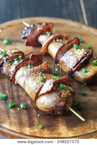 King Oyster Mushroom Skewers