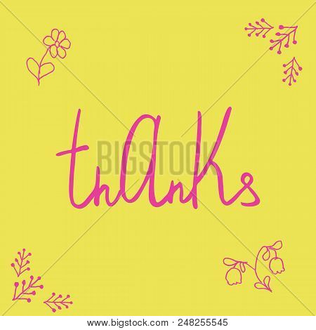 Thanks Calligraphy, Vector Illustration Eps 10.
Idea, Style, Retro.