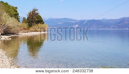 Panoramic Landscape Of Agio Beach Achaia Peloponnese Greece - Greek Summer Destination