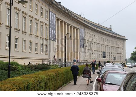 Wroclaw, Poland - May 11, 2018: Provincial Office (urzad Wojewodzki) And Lower Silesian Regional Ass