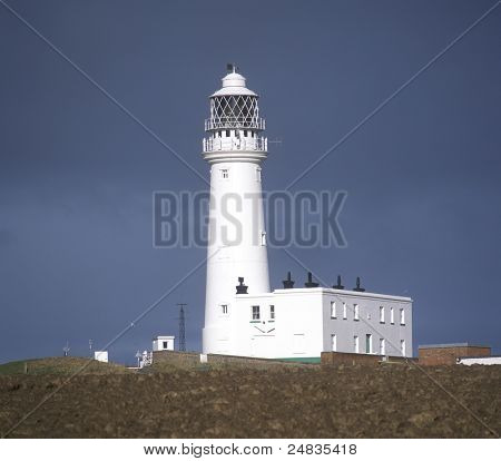 Lighthouse, Flamborough hoved, England, Storbritannien