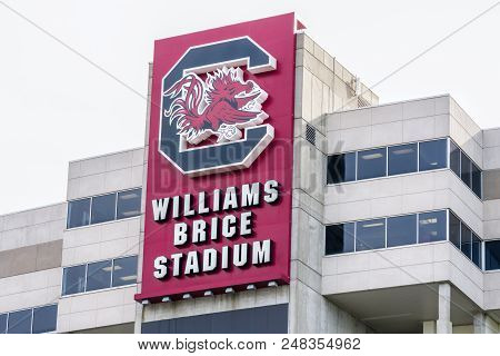 Williams Brice Stadium On The Campus Of The University Of South Carolina.