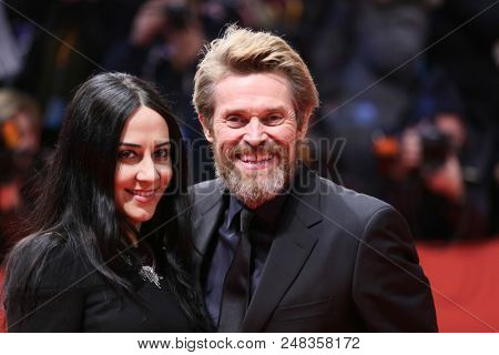 Willem Dafoe and his wife Giada Colagrande attend the Hommage Willem Dafoe during the 68th Berlinale International Film Festival Berlin at Berlinale Palast on February 20, 2018 in Berlin, Germany.
