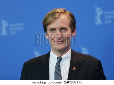  Lars Kraume poses at the 'The Silent Revolution' (Das schweigende Klassenzimmer) photo call during the 68th Berlinale Film Festival Berlin at Grand Hyatt Hotel on February 20, 2018 in Berlin, Germany