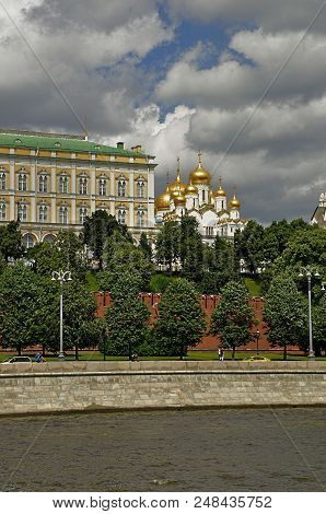 The Moscow Kremlin Is A Fortress In The Center Of Moscow And The Oldest Part Of It, The Main Socio-p