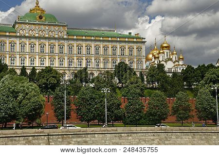 The Moscow Kremlin Is A Fortress In The Center Of Moscow And The Oldest Part Of It, The Main Socio-p