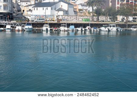 Atlantic Coast Of Ribadeo. Province Of Lugo. Galicia. Spain. Europe. Marina Of Ribadeo.