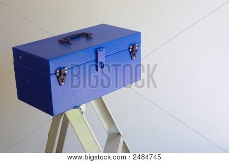 Caixa de ferramenta azul