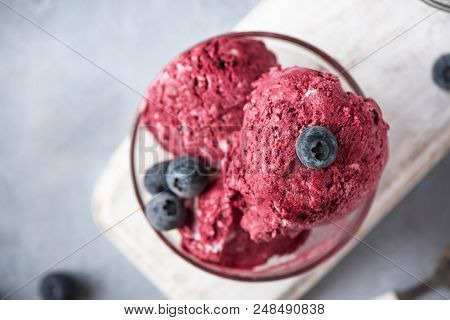 Blueberry Ice Cream