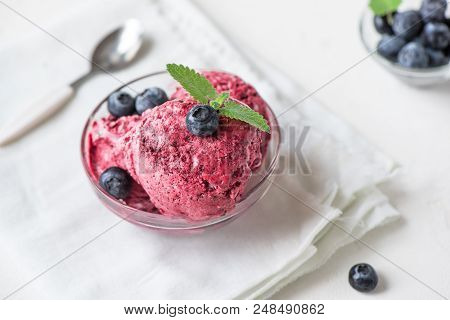 Blueberry Ice Cream