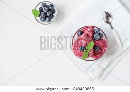 Blueberry Ice Cream