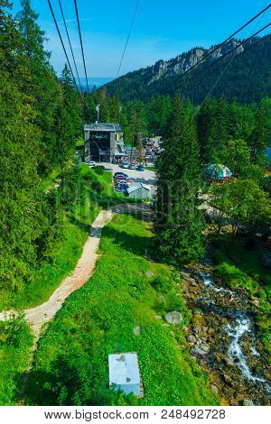 Kuznice Station In Zakopane For Cable Car Lift To Kasprowy Wierch