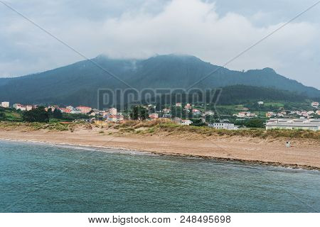 A Basteira Beach, In The Estuary Of Ortigueira. Sweetie. To Coruna. Spain. Europe
