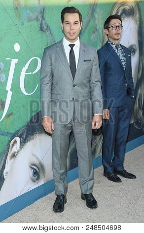 LOS ANGELES - JUN 26:  Skylar Astin arrives to the HBO 'Sharp Objects' Premiere  on June 26, 2018 in Hollywood, CA                