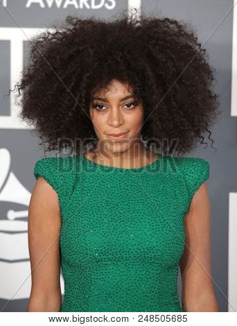 LOS ANGELES - FEB 10:  Solange Knowles arrives to the 2013 Grammy Awards  on February 10, 2013 in Hollywood, CA                