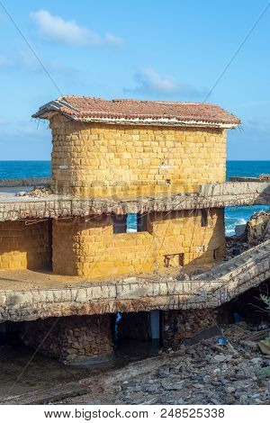 Alexandria, Egypt - May 13 2018: Deteriorated Cabin Of Egyptian Formal President Muhammad Anwar El-s
