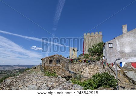 Celebration Of The Medieval Fair In The Walled Enclosure Of The Castle Of Pinhel In The District Of 