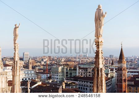 Aerial Photography Of The Old Big City