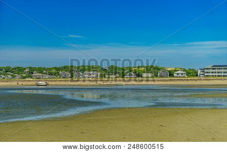 Beach On A Clear Summer Day In Provincetown, Cape Cod, Massachusetts Usa