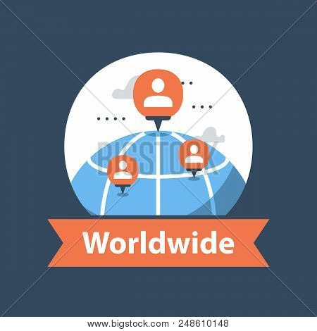 Worldwide Community, International Student Exchange, People Connection, Global Network, Foreign Affa