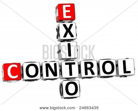 3D에서 Cantrol 크로스 워드 퍼즐
