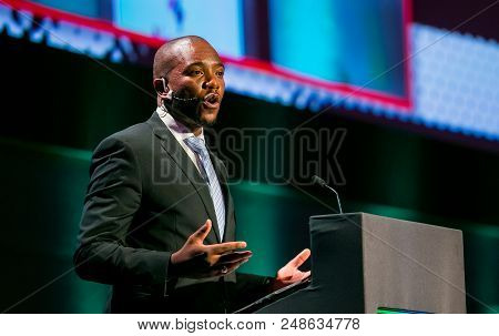 Johannesburg, South Africa, November 23,  2017, Mmusi Maimane The Leader Of The Da Democratic Allian