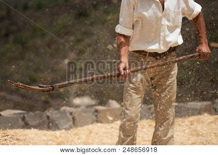 The Farmer Fanning Wheat, Separating The Wheat From The Chaff