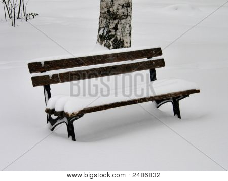En attendant dans la neige