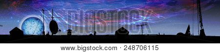 Space Panorama Horizontal Orientation