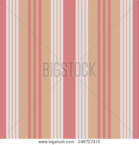Vertical Stripes Seamless Vector Pattern. Retro Style Texture.
