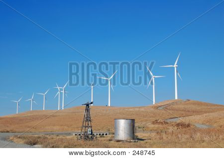 California moderni mulini a vento