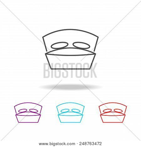 Soft Sofa Icon. Elements Of Furniture In Multi Colored Icons. Premium Quality Graphic Design Icon. S