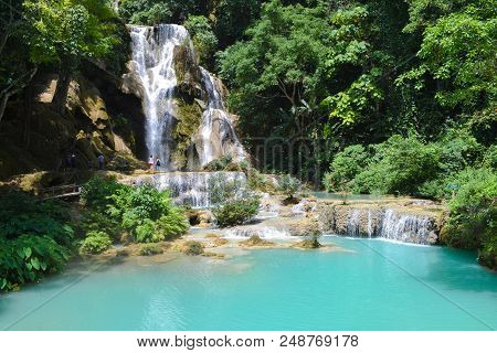 Kuang Si Waterfalls, Luang Phrabang, Laos Dpr