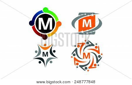 Logotype M Modern Template Setbelajar Fb Ads To Adsense