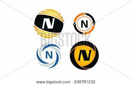 Dynamic Rotation Marketing N Distribution Set Logotemplate