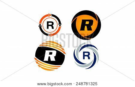 Dynamic Rotation Marketing R Distribution Set Logotemplate