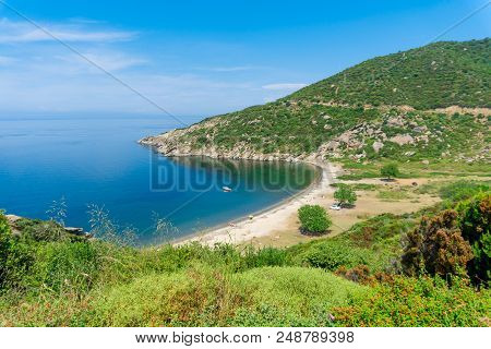 Sea Coast Of Kapidag Peninsula In Erdek
