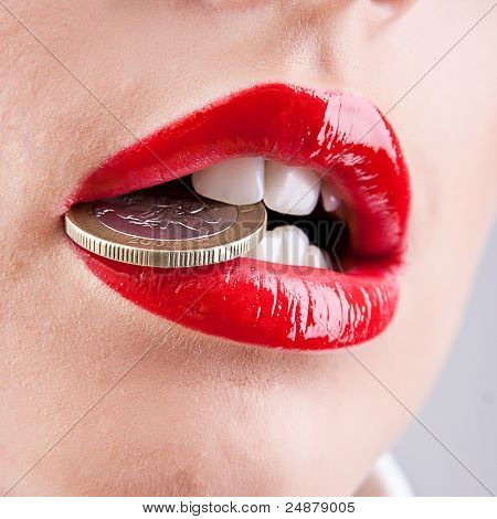 Rote Lippen