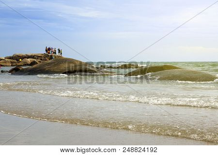 Beautiful Day In Summer At Ra Young Beach, Thailand
