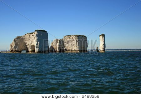 Jurassic Coast - vanha Harry Rocks